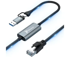 Karta jungiama į tinklą Reagle Przejściówka USB 3.2 Ethernet adapter Karta jungiama į tinklą LAN RJ45 2,5Gb/s 5M REAGLE