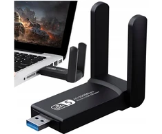 „Wi-Fi“ tinklo plokštės adapteris, „Wi-Fi USB 3.0“, išorinės antenos, 1300 Mbps, 5 GHz, E628