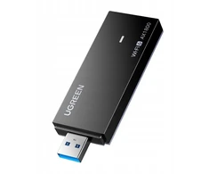 Karta jungiama į tinklą USB UGREEN CM499 Wi-Fi 6 1800 Mb/s 2.4 + 5 GHz (juoda)