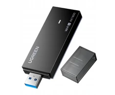 Karta jungiama į tinklą USB UGREEN CM499 Wi-Fi 6 1800 Mb/s 2.4 + 5 GHz (juoda)