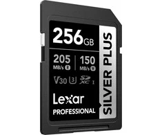 Atminties kortelė Lexar SDXC 256GB Professional Sidabrinis Plus UHS-I U3 A2 4K V30