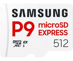 Atminties kortelė „Samsung P9 Express“ 512 GB „MicroSD“ kortelė