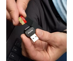 Atminties kortelė „SanDisk Extreme Micro SDXC UHS-I“ kortelė, kurios skaitymo greitis siekia iki 240 MB/s, o įrašymo greitis – iki 140 MB/s, su adapteriu, EAN: 619659208738