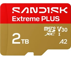 „SanDisk Extreme Plus 2TB Micro SDXC“ kortelė