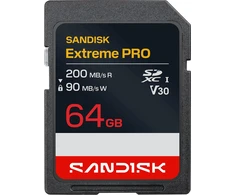 Atminties kortelė Karta SanDisk EXTREME PRO SD UHS-I 64GB sd