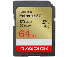Atminties kortelė SanDisk Extreme GO 64 GB SDXC UHS-I