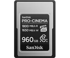 Atminties kortelė Karta SanDisk PRO-CINEMA CFexpress Typ A 960GB (SDCFEA-960G-GN4NN)