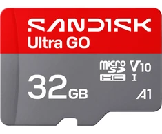 SanDisk Ultra GO Card - atminties kortelė - 32 GB - A1 / UHS-I U1 / Class10 - Micro SDHC UHS-I