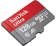 Atminties kortelė SanDisk Ultra Micro SDXC UHS-I Class 10, 128 GB, be adapterio