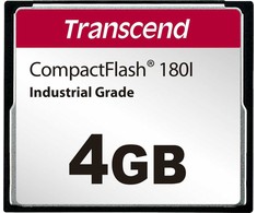 Atminties kortelė TRANSCEND CompactFlash kortelė CF180I, 4GB, SLC režimas WD-15, Wide Temp.