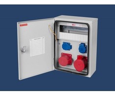 Karwasz Statybų skirstomasis skydas 11 modulių 2x2P + Z, 5P / 16A, 5P / 32A IP54 (RB-3)