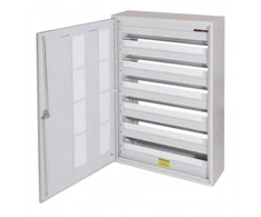 Karwasz UNI SYSTEM 750-1050-250 M Paviršiniai moduliniai skirstomieji įrenginiai 6x36 IP30 plienas UNI SYSTEM 750-1050-250 M