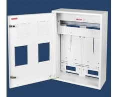Karwasz Universalus dviskaitinis skirstomasis skydelis su IP30 užrakto balta RU- 2L-20 Z / O
