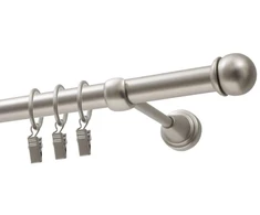 Karwel Viena karnisas fi 19 MM chromas satinas 480 CM rankenėlė MAX su ratukais Kowalski