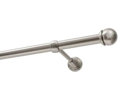 Decastyl VIENOS DETALIOS UŽUOLAIDŲ LAZDYNAS FI 19 MM NERŪDIJANČIO PLIENO EFEKTAS 160 CM KOTAS MAX KOWALSKI