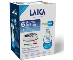 Kasetė filtrujący Laica LAICA FAST DISK 6 vnt Filtras do Wody Wkłady do Butelki Filtrującej LAICA
