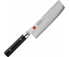 KASUMI Japoniškas Nakiri peilis, ilgis 17 cm, Damasko plienas DAMASCUS
