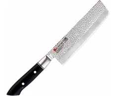 KASUMI Japoniškas Nakiri peilis, kaltas, ilgis 17 cm, kalamas plienas VG-10 HM
