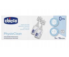 Chicco PhysioClean izotoninis druskos tirpalas 10 x 5 ml