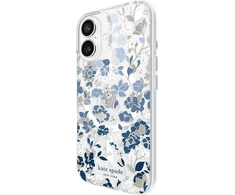 Kate Spade New York Protective Gems MagSafe - dėklas skirtas Apple iPhone 16 Flowerbed Mėlyna