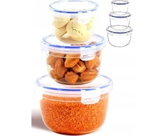 Katex Komplektas apvalių indų 3 dalių 625, 1200, 2100 ml