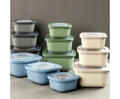 „Katex Micro Line“ maisto konteinerių rinkinys 600, 1100, 1800 ml Atsitiktinės spalvos
