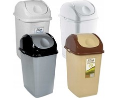 Katex Atverčiamas konteineris SLIM 10 l – balta 240x195x365 mm