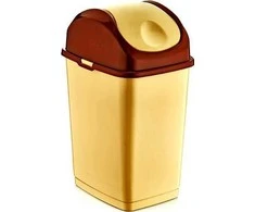Katex Pakreipiamas konteineris SLIM 18 L - smėlio spalvos 290x235x461 mm