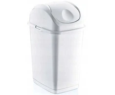 Katex Pakreipiamas konteineris SLIM 18 l, baltas, 290x235x461 mm