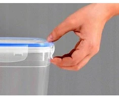Katex Permatomų indelių rinkinys STAČIAKAMPIS 400, 800, 1400 ml