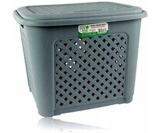 Katex Šiukšliadėžė RATTAN 19L pelenų 28x36x28cm