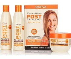 rinkinys Kativa Trat Post Alis šampūnas + kondicionierius + kaukė 750ml
