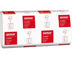 Katrin Katrin Classic - Popieriniai rankšluosčiai ZZ lankstymu, 2 sluoksnių, makulatūra - 20 ryšulių