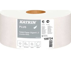 Katrin Toiletpapir Plus Gigant M 2-warstwowy 310m 6rol/karton 109724 - (6 rulonów na karton)