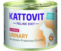 KATTOVIT Feline Diet Urinary Veal - šlapias kačių maistas - 185g