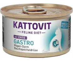 Drėgnas Kačių Maistas - Kattovit Gastro Su Antiena, 85g