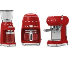 Kavamalė Kavos malūnėlis - Smeg 50' stiliaus raudonas