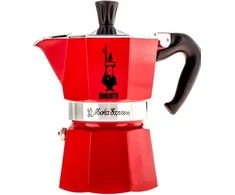 Bialetti Moka Express Moka kavinukas Raudona