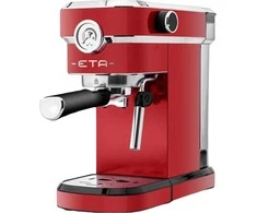 Kavos aparatas ETA | Espresso | ETA618190030 Storio | Slėgis 20 bar | Su pieno plakikliu | Semi-automatinis | 1350 W | Raudona