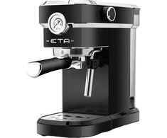 Kavos aparatas ETA | Espresso | ETA618190020 Storio | Slėgis 20 bar | Su pieno plakikliu | Semi-automatinis | 1350 W | Juodas