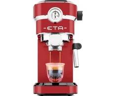 Kavos aparatas ETA | Espresso | ETA618190030 Storio | Slėgis 20 bar | Su pieno plakikliu | Semi-automatinis | 1350 W | Raudona