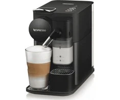 Automatinis kavos aparatas su pieno plakikliu Delonghi EN510.W Nespresso, Juodos spalvos