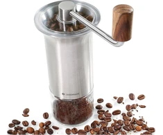 Kavamalė Zassenhaus kavos malūnėlis BARISTA nerūdijantis plienas / stiklas