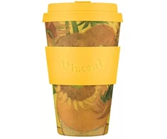 Kavos puodelis išsinešimui Ecoffee Cup* Van Gogo muziejus Saulėgrąžos 400ml - Saulėgrąžos