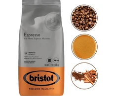 Bristot Espresso 1kg nesmulkintų kavos pupelių