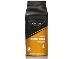 Kavos pupelės Cellini Kreminės ir aromatingos kavos pupelės 500g