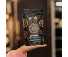 Kavos pupelės Oro Caffe Etiopijos kavos pupelės 100 % arabika 250 g