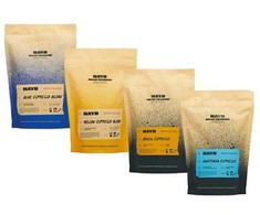 HAYB espreso kavos pradinis rinkinys, 4 x 250 g maltos kavos