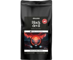 4Swiss Juodas Devil kavos pupelės, šviežiai skrudintos, 500g