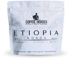 Skrudinta kava Coffee Heroes Roastery Etiopija Konga 250 g